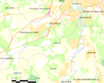 Map commune FR insee code 86133